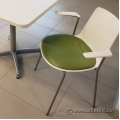 Steelcase Coalesse Enea Lottus White & Green Side Guest Chair